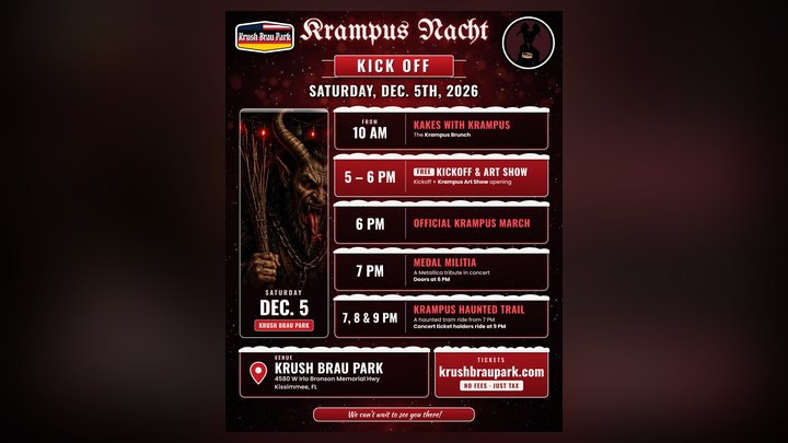 Krampus Con at Krush Brau Park, Kissimmee